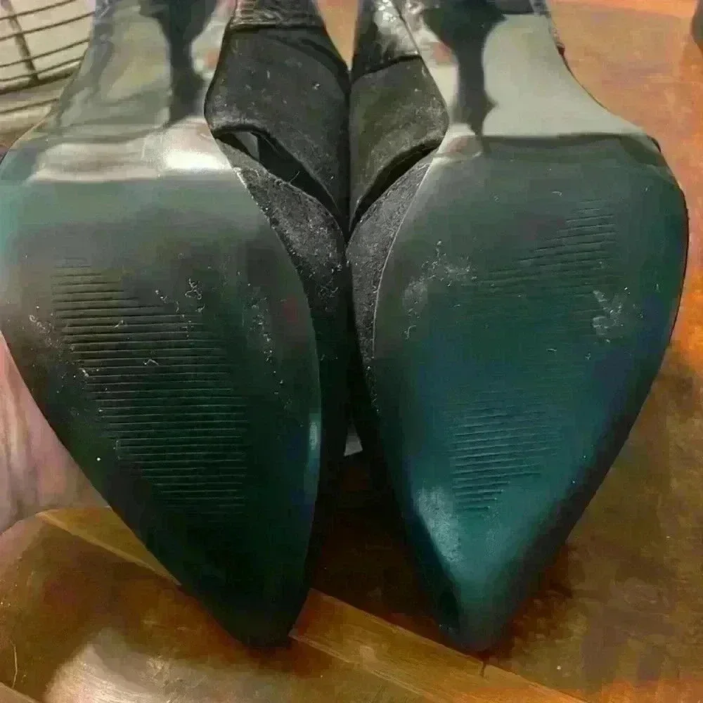 Steve Maddon NWOT Size 8.5 Tripplee Sexy 5” leather up bootie, Zipper Closure, - Picture 5 of 6